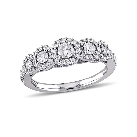 Everly Women's Diamond 10k White Gold Ring
