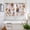 Pink, variant on Green Spring Floral Kitchen Curtains Window Panels, Summer Botanical Vintage Birds Insulated Window Treatment Curtain, Grommet Curtains for Bedroom/Living Room/Bathroom, 2 Piece 52"Wx45"L