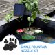 thumbnail image 3 of Accesorios para bombas de fuente de agua solar para exteriores, boquillas de plástico para varios patrones de pulverización, crean impresionantes cascadas de jardín y fuentes de baño para pájaros, 3 of 8