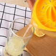 thumbnail image 2 of PEACNNG Manual Juicer with Measuring Cup, Citrus Lemon Hand Juicer with Strainer, Orange Press Squeezer Reamer, Manual Juicer Maker Extractor for Kitchen Gadget Practical (Yellow), 2 of 5
