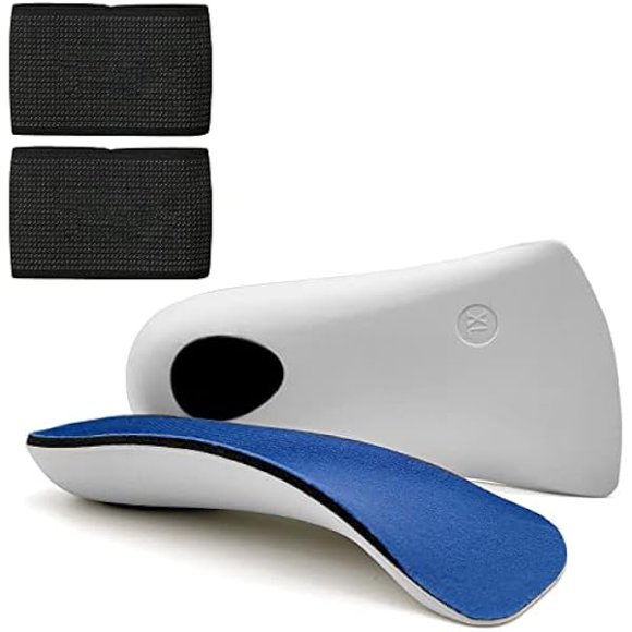 AoVoTo Arch Support Inserts, 3/4 Orthotic Inserts for Plantar Fasciitis, High Arch Support Insoles for Flat Feet, Over Pronation, Foot Pain Relief for Men and Women