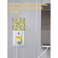 thumbnail image 5 of Night Lights Auto Sensor Floral Lemon Plug-in LED Nightlights Lamp Dusk to Dawn for Living Room, Bedroom, Bathroom, Hallway, Stairways Home Wall Decor, Summer Fruit Green Leaves Night Light, 5 of 9