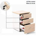 thumbnail image 4 of 2 Pieces Drawer Lock With Key For Furniture Plunger Lock For Cabinet Showcase Filing Cabinets, Diameter 16mm, Length 61mm (silver) s202412246883, 4 of 5