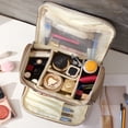 thumbnail image 5 of WrongDuck Makeup Bag, Travel Make up Case with Compartments and Handle, Portable Cosmetic Organizer Bags,Toiletry Bag for Women, 5 of 14