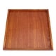 thumbnail image 4 of Bandeja para servir té, bandeja cuadrada de madera maciza para té, bandeja de madera para servir, diseño elevado Jadeshay A, 4 of 8