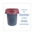 thumbnail image 4 of Linear Low Density Health Care Trash Can Liners, 45 gal, 1.3 mil, 40" x 46", Red, Flat Pack, 100/Car | Bundle of 5, 4 of 7