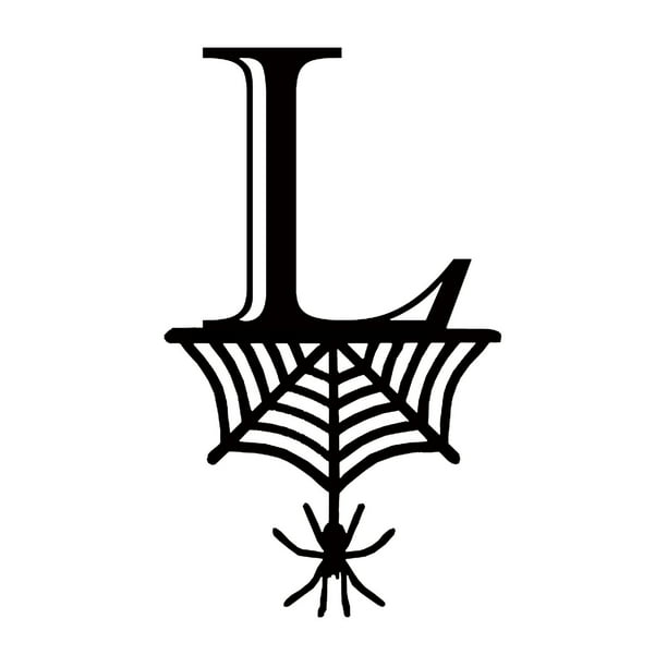 RKSTN halloween decroations Halloween 26 Letter Decoration Hang Tag, Spider Hang Tag