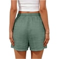 thumbnail image 5 of Nestiefly Womens Lace Shorts 2026 Cute Eyelet Boho Summer Drawstring High Waist Cotton Shorts for Women Trendy Green S, 5 of 7
