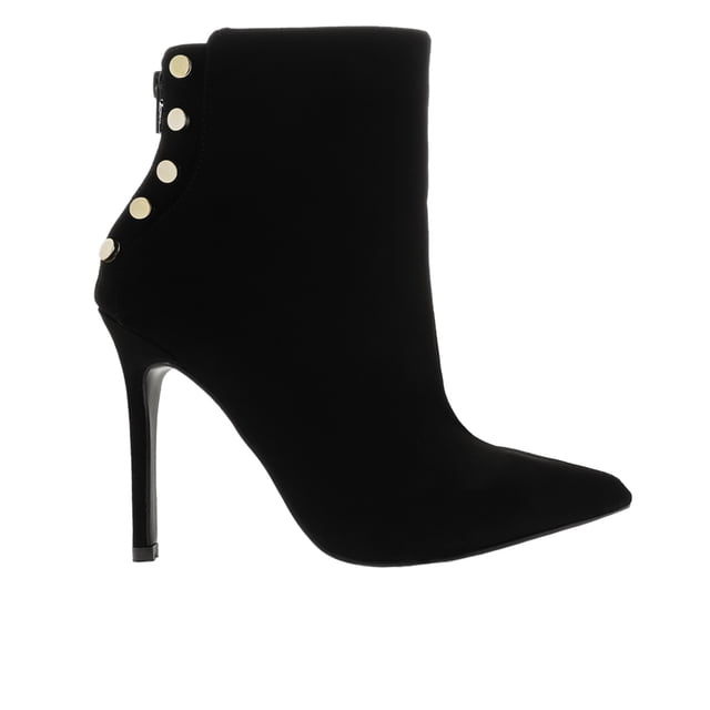 Botín Lorena color negro con estoperoles 24.5 Dorothy Gaynor Botín Lorena color negro con estoperoles 24.5