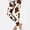 C Multicolor, variant on HAOTAGS Girls Graphic Print Leggings (3-8) High Waist Stretchy Soft Tights Multicolor Size 4T