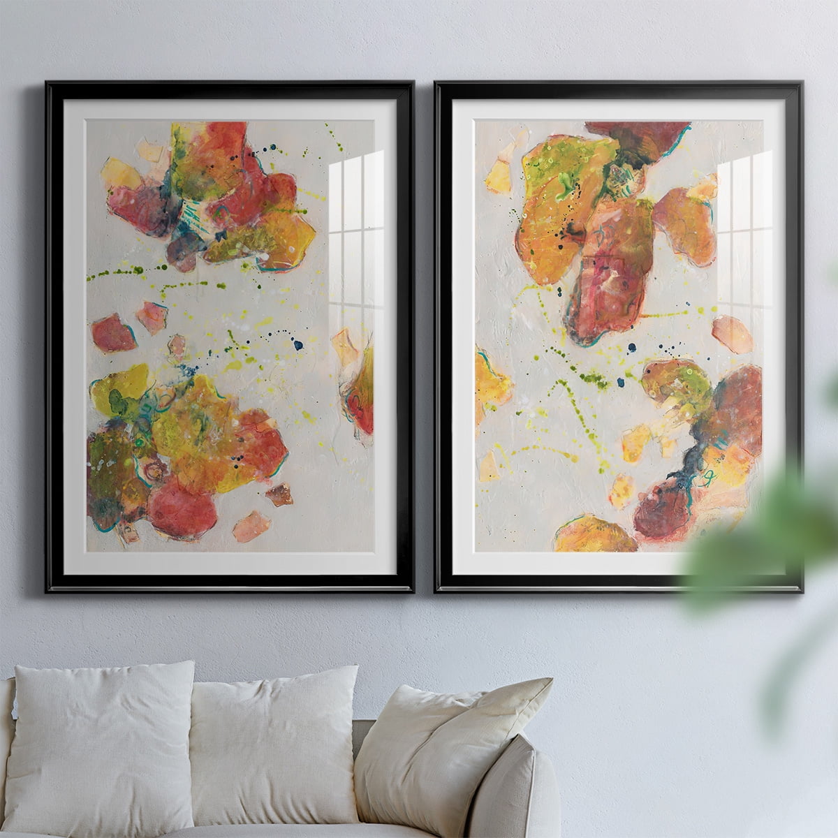 Wexford Home Attracting Love I Premium Framed Print, 22.5" x 30.5" - Ready to Hang, Black (Set of 2)