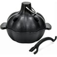 thumbnail image 6 of Cast Iron Garlic Roaster with Handle, Smoker Roaster, Garlic Cooker, Garlic Baker, Garlic Roasting Pot, Potato Baker,  Cocotte, 6 of 6
