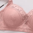 thumbnail image 5 of Dvkptbk Womens Bras Woman's Embroidered Glossy Comfortable Breathable Bra Underwear No Rims, 5 of 5