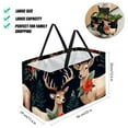 thumbnail image 2 of Elk Deer Oxford Cloth Reusable Foldable Decorative Box – Large Capacity Laundry Bag, Laundry Basket, Cube Organizer, 2 of 7