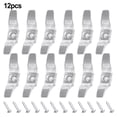 thumbnail image 6 of 12pcs Blinds Cord Cleat Small Rope Cleat Holder Blind Hook Winders with Screws, 6 of 8
