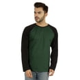 thumbnail image 1 of Inkmeso Men's Regular Fit Round Neck Shirt Solid Raglan Long Sleeve T-Shirts, 1 of 7