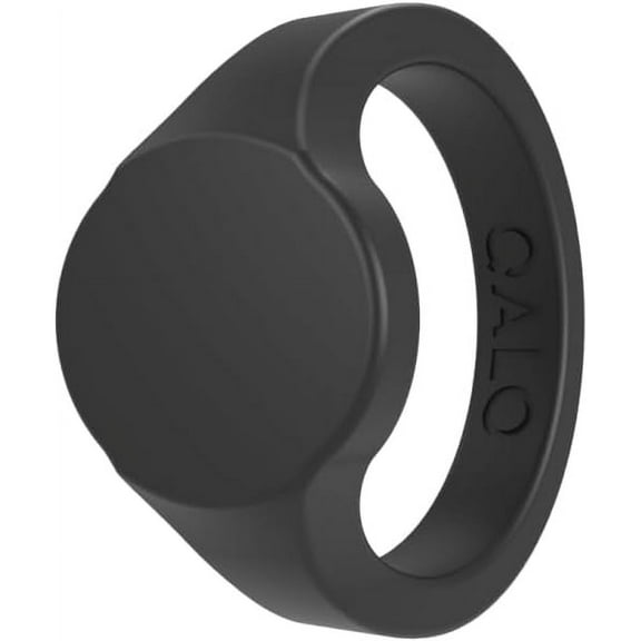 QALO Men's Rubber Silicone Ring, Classic Thin Line Rubber Wedding Band, Breathable, Durable Rubber Wedding Ring for Men, 8.5mm Wide 2.5mm Thick, Multi Colors