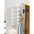thumbnail image 3 of 1pc Solid Plastic Door Hook, Modern Non Perforated Strong Hanger Rack, Suitable For Home Use, 3 of 4