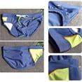 thumbnail image 3 of Mens Swim Briefs with Removeable Pad Elastic Quick-Dry Comfortable Swimwear, 3 of 6