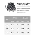 thumbnail image 7 of FEOYA Womens Goth Skirt Irregular punk Asymmetrical Skirt Ladies Plaid Pleated Y2K Skirt Grunge Layered Flowy Skirts A Line Mini Gothic Skirts M, 7 of 7