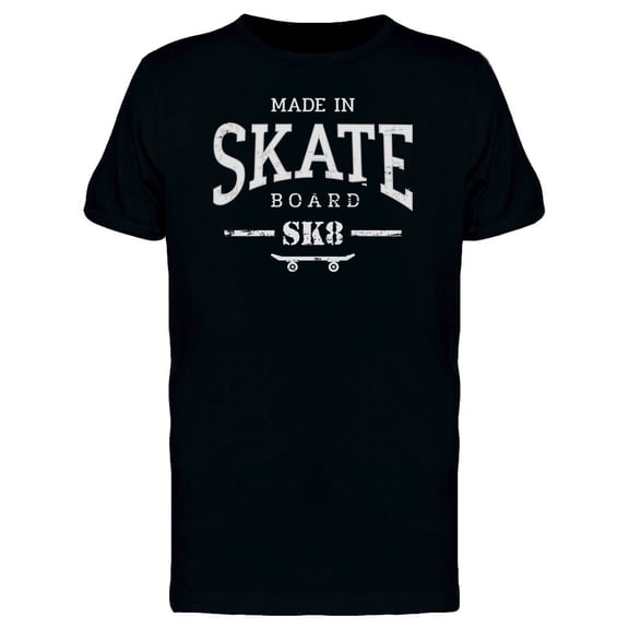 Made In Skate Board Tee Men's -Image by Shutterstock