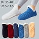 thumbnail image 2 of Calcetines aterciopelados de punto para mujer, medias cómodas y antideslizantes para interiores, de doble capa para dormitorio, EU35-48 US 5-11,5, 2 of 4