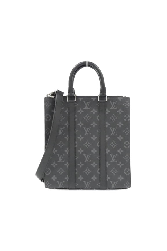 Pre-Owned Louis Vuitton Monogram Eclipse Sac Plat Cross Handbag M46098