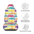 thumbnail image 3 of Lsque Colorful Car Pattern Car Seat Covers for Front Seats , Waterproof Seat Covers for Cars, Sporty Front Seat Covers,Car Seat Cover Protector Front Seats, 3 of 5