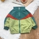 thumbnail image 4 of Gibobby Chamarra niñaRopa de esquí para niños, abrigo para niños, traje de otoño para acampar al libre, niña, cortavientos para niños, primavera y otoño(Verde, 18-24 Meses), 4 of 5