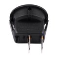 thumbnail image 4 of 5Pcs SPST Black Button On/Off Round Rocker Switch AC 6A/250V 10A/125V, 4 of 8