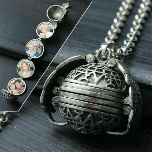angel wing expanding photo locket