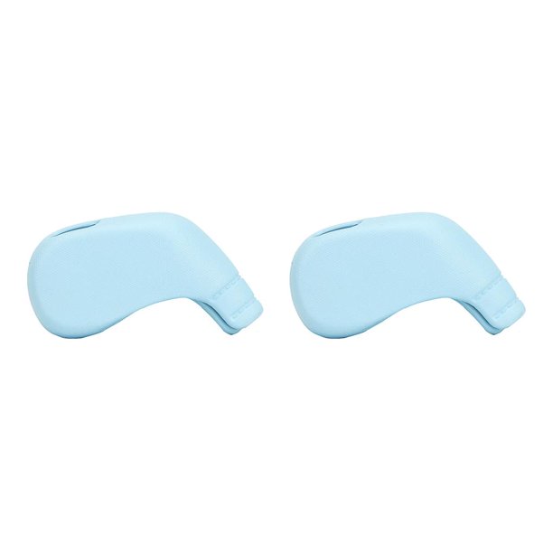 Eigraketly Cubierta de palo de golf Putter impermeable Cubierta de cabeza de hierro Reemplazo de viaje Protector extraíble Accesorios deportivos Azul cielo Cielo azul 2piezas