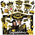 thumbnail image 7 of FENGGHAO 2026 Graduation Photo Frame Black Gold Photo Booth Prop Class of 2026 Handheld Frame for Grad Party, 7 of 7