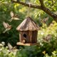thumbnail image 5 of Handmade Creatives Imitation Wooden House Birdcage Woven Breeding Winter Bird Nests Crafts, 5 of 6
