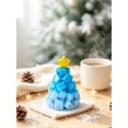 thumbnail image 2 of Mini Christmas Tree Figurines,4Pc Colorful Resin Small Christmas Tree Ornaments, Creative Micro Landscape Decorations, Star Top Tiny Xmas Tree Statues, Cute Tabletop Miniature Holiday Decor Ornament, 2 of 3