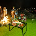 thumbnail image 4 of Camping Folding Table Picnic Table Foldable Beach Table Mesh Grill Table, 4 of 7