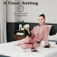 thumbnail image 4 of Gymax Protège-Matelas Chauffant Électrique 39 Pieds'x75 Pieds' Format Simple avec Protection contre la Surchauffe, 4 of 9