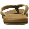 thumbnail image 2 of Quiksilver Mens Carver Suede Thong Flip-Flops, 2 of 4