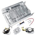 thumbnail image 4 of LABSERRON Heater Element Heating Element Silver ABS for Dryer Home Use 1Set, 4 of 8