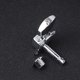 thumbnail image 3 of unbranded 6Ud Tuning Keys De Calidad En Color Plateado Para Guitarra Folk Práctica, 3 of 8