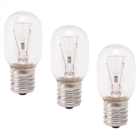 Microwave Light Bulb 40W E17 125V Replacement Part - Exact Fit for Microwaves and the Lava Lamps Pack of 3