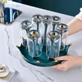 thumbnail image 5 of Escurridor de tazas de agua Yuxing soporte para botellas ganchos protectores giratorios color naranja, 5 of 5