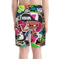 thumbnail image 3 of Splatoon Boys Swim Trunks Quick Dry Swimwear Surfing Bathing Suit Drawstring Elastic Waist With Mesh Lining, 3 of 7