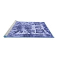 thumbnail image 2 of Ahgly Company Machine Washable Indoor Rectangle Abstract Blue Modern Area Rugs, 5' x 7', 2 of 4