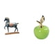 thumbnail image 1 of Figura de caballo,Figura de caballo Escultura animal coleccionable,Estatua,Escultura de fruta artificial,estatua y artesanía,Colección de figuras de cerámica para decoración del hogar, 1 of 8