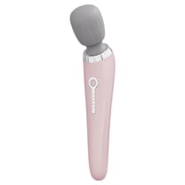 Pink Buff Body Handheld Silicone Massager Type C Rechargeable 5 Speed Deep Tissue ...
