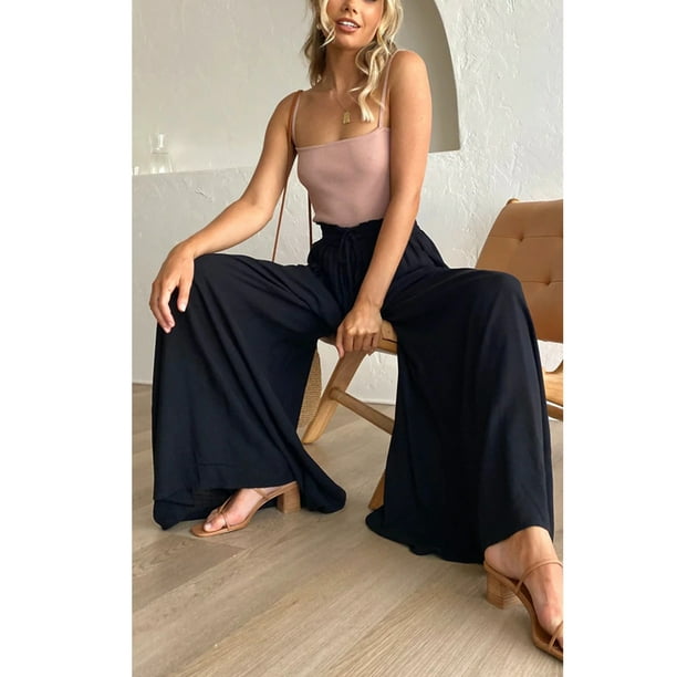 Pantalon large yoga femme sales