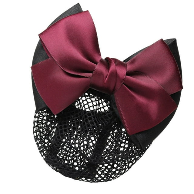 Barrettes Couverture de Chignon Nœud Papillon Filet Barrette Nœud Cheveux Nœud Papillon Pince à Cheveux Couverture de Chignon Nœud Papillon Filet à Cheveux Nœud Papillon Filet Élégant Femmes Barrette Pince à Cheveux Couverture de Chignon