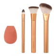 thumbnail image 4 of Set de brochas para maquillaje     Ecotools y esponja alumnio reciclado rosa 4 pzas, 4 of 4