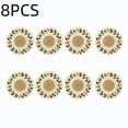 thumbnail image 2 of CHJK 8 Pcs Gradient Woven Round Placemat, 15 x 15 Inch Handmade Braided Heat Resistant Table Mat, Kitchen Dining Decor for Tabletop Protection, 2 of 8